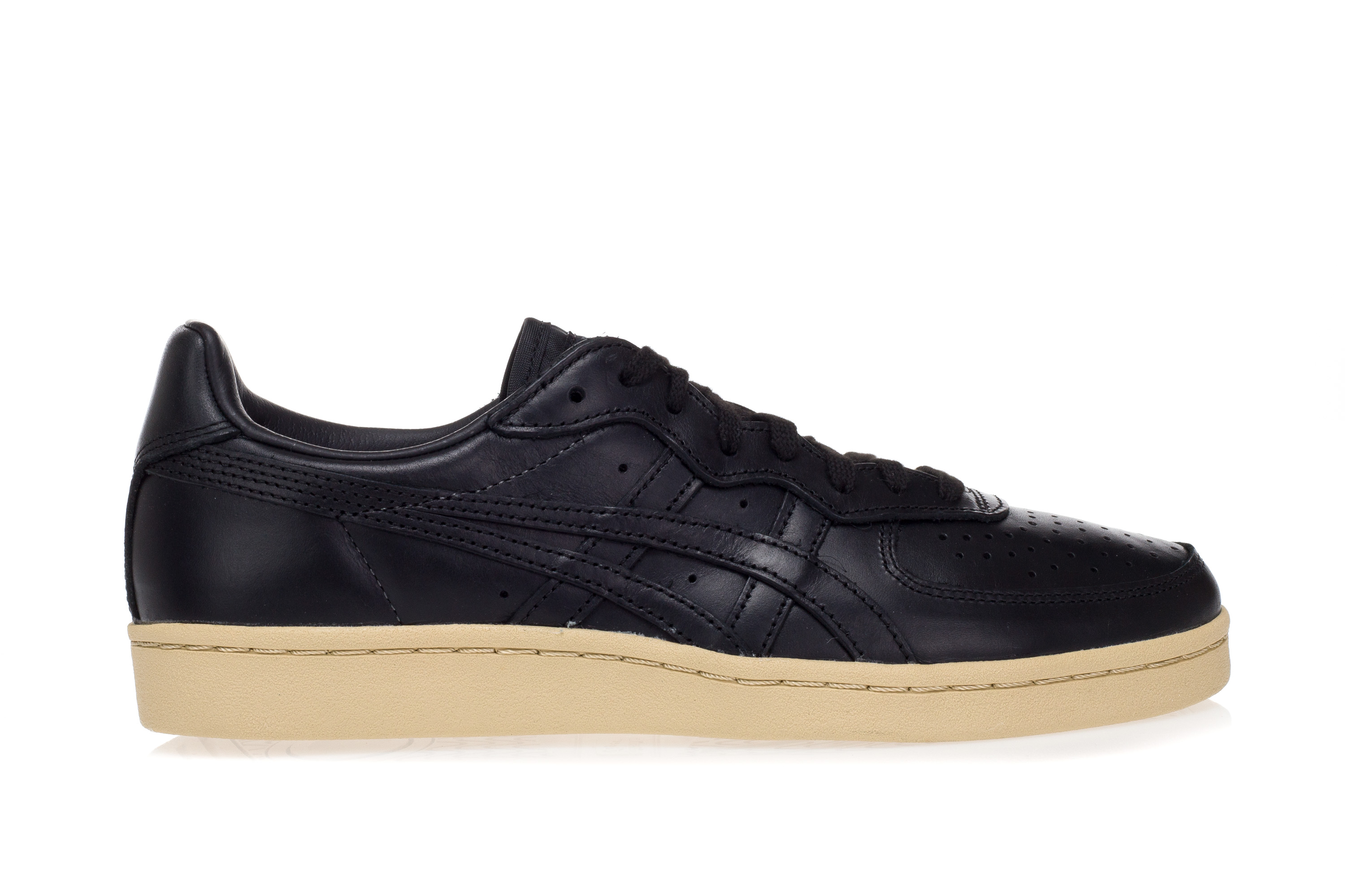 ASICS ONITSUKA TIGER Scarpe Sneakers Uomo GSM Pelle Nera Ginnastica Retr ASICS ONITSUKA TIGER Scarpe Sneakers Uomo GSM Pelle Nera Ginnastica Retr
