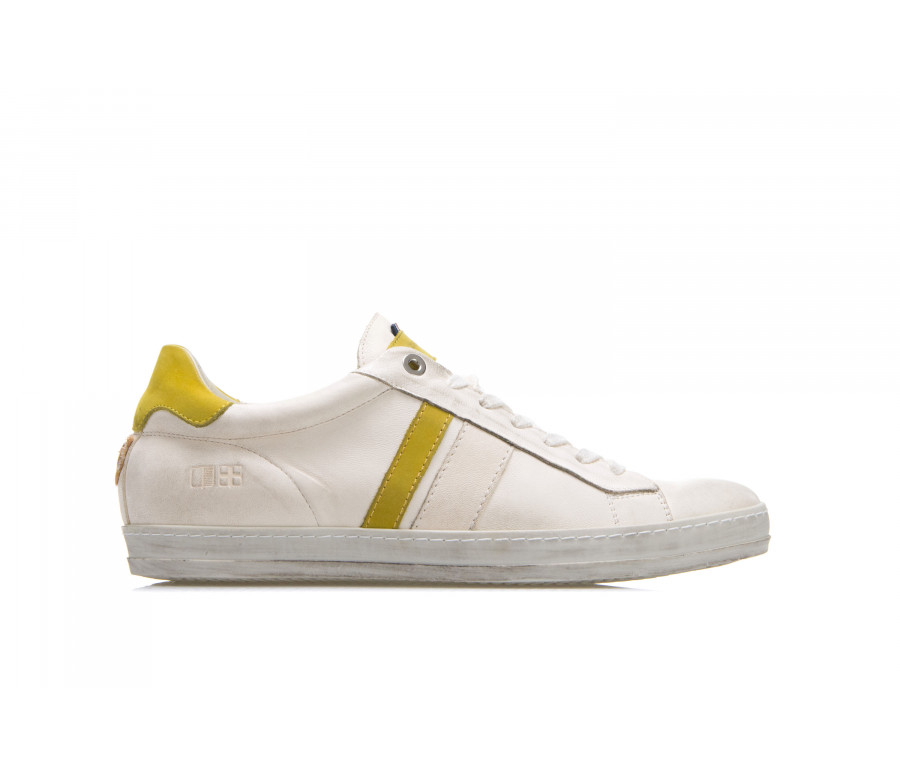 Sneakers "davis" in pelle vintage 
