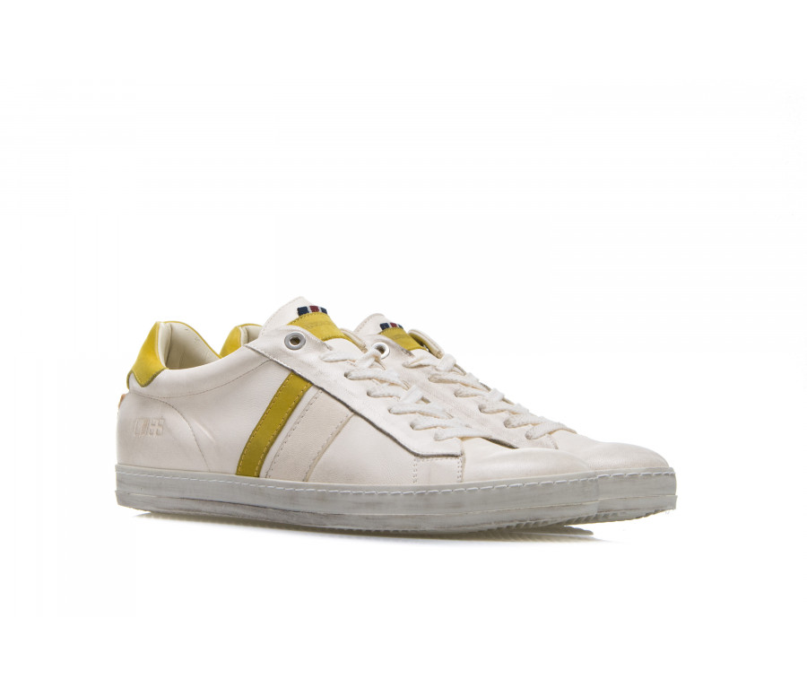 Sneakers "davis" in pelle vintage 