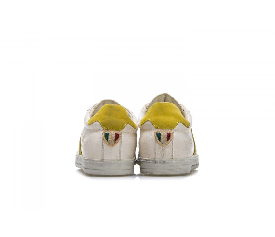 Sneakers "davis" in pelle vintage 