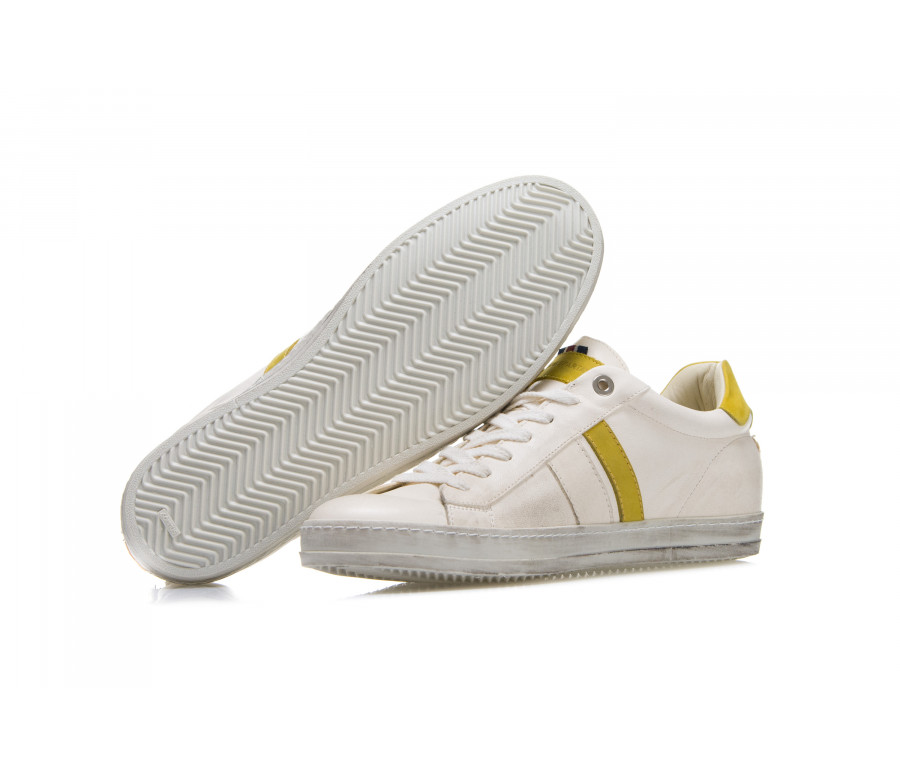 Sneakers "davis" in pelle vintage 