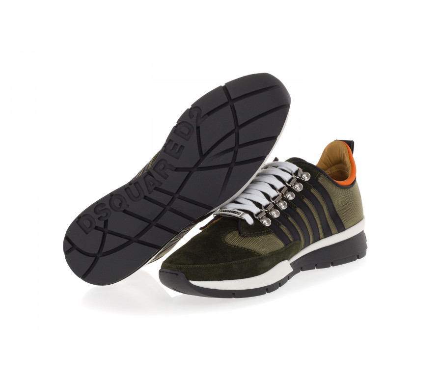 Sneakers '251' In Tessuto Tecnico E Camoscio
