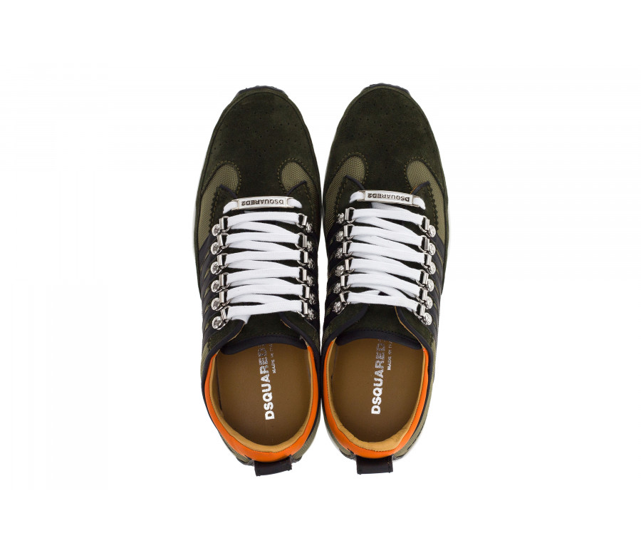 Sneakers '251' In Tessuto Tecnico E Camoscio