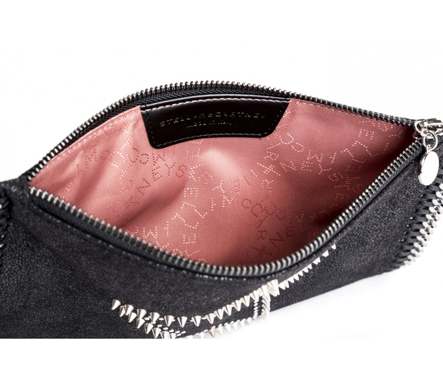 Pochette "falabella" con stella borchiata