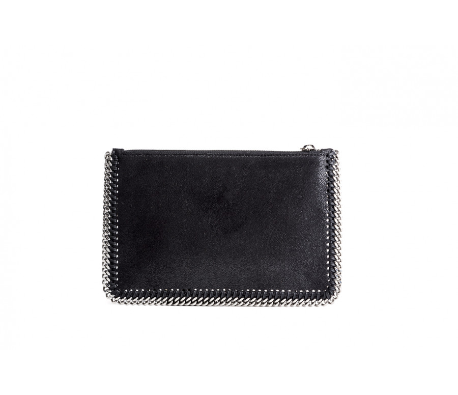 Pochette "falabella" con stella borchiata