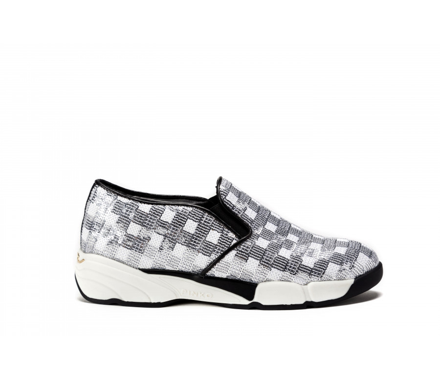 Sneakers "sequins" in tessuto con paillettes