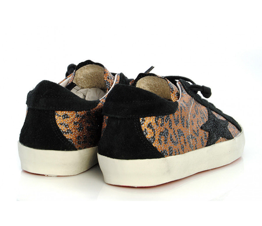 "low 209" leopard printed leather sneakers