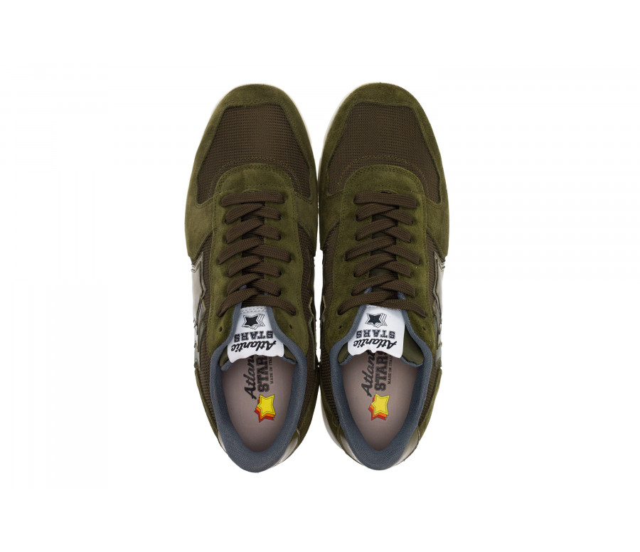 'Antares' Suede & Technical Fabric Sneakers