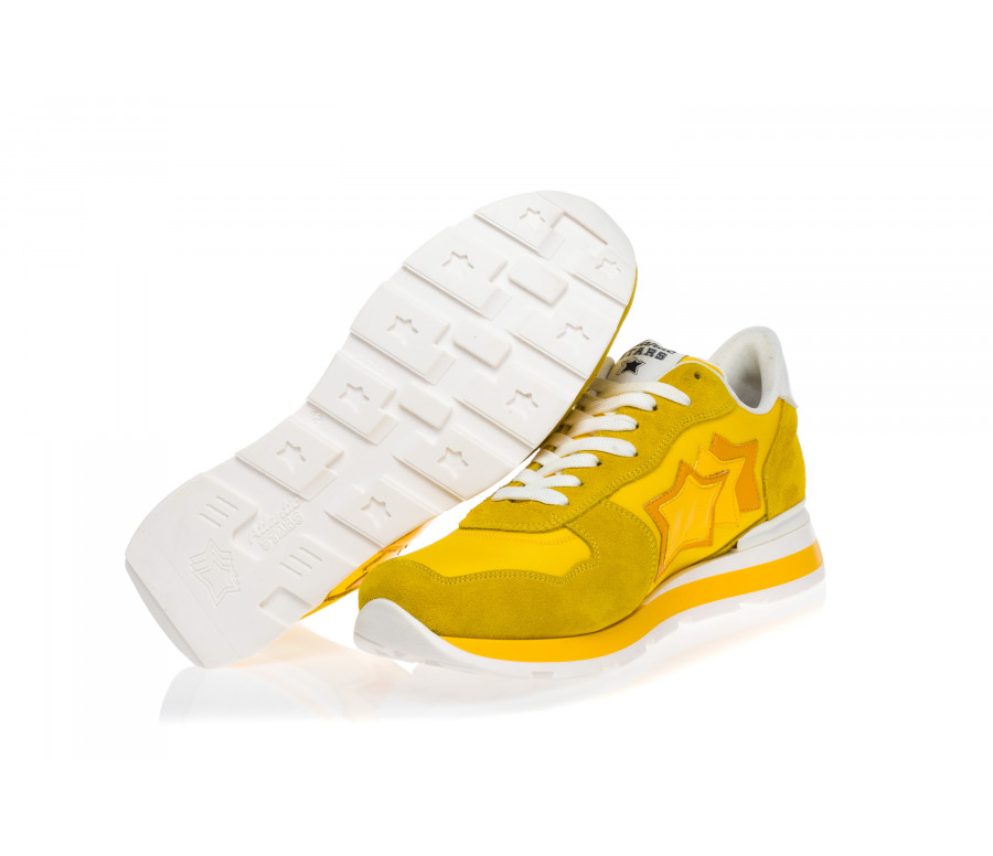 'Antares' Suede & Technical Fabric Sneakers