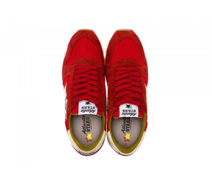 'Argo' Suede & Technical Fabric Sneakers