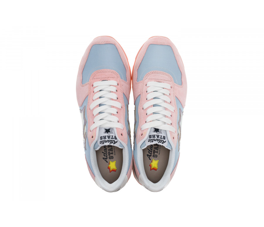 'Vega' Suede & Technical Fabric Sneakers