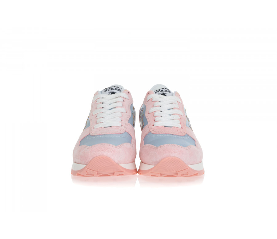 'Vega' Suede & Technical Fabric Sneakers