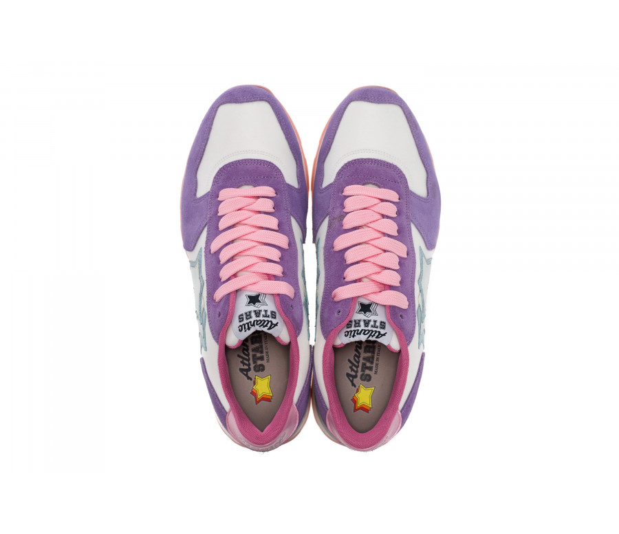 'Vega' Suede & Technical Fabric Sneakers