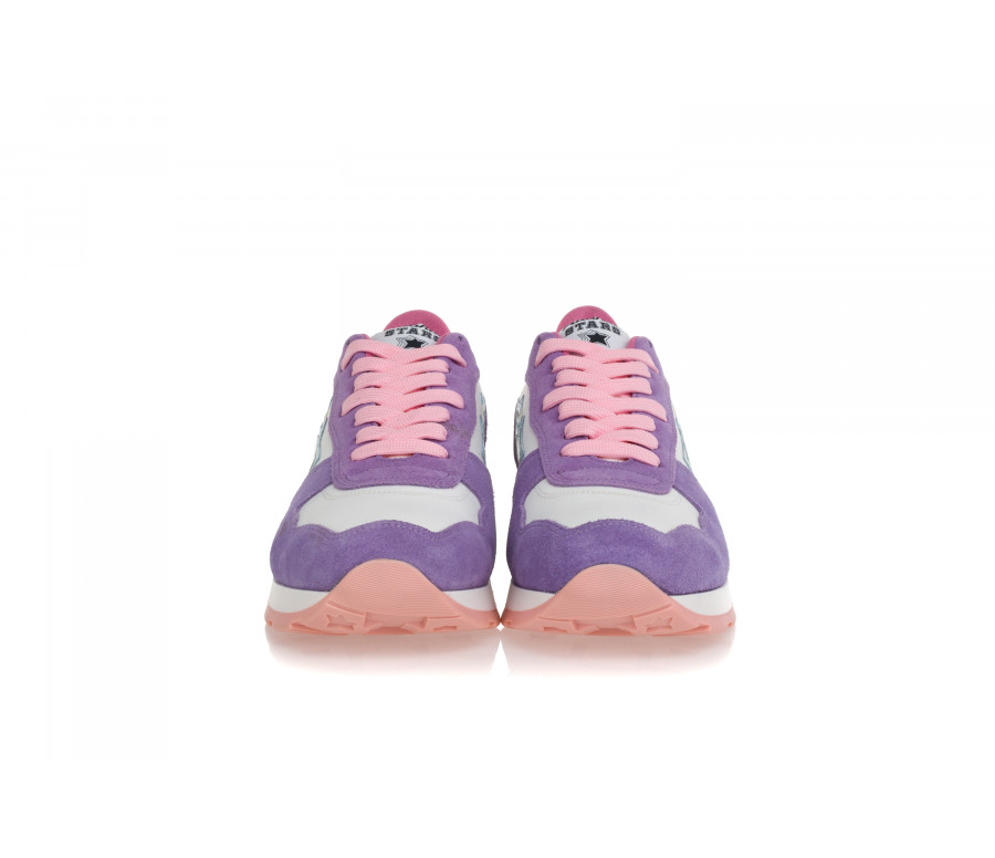 'Vega' Suede & Technical Fabric Sneakers