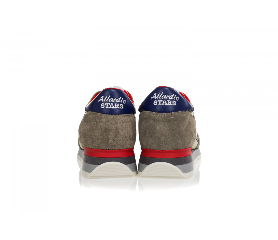 'Sirius' Suede & Technical Fabric Sneakers