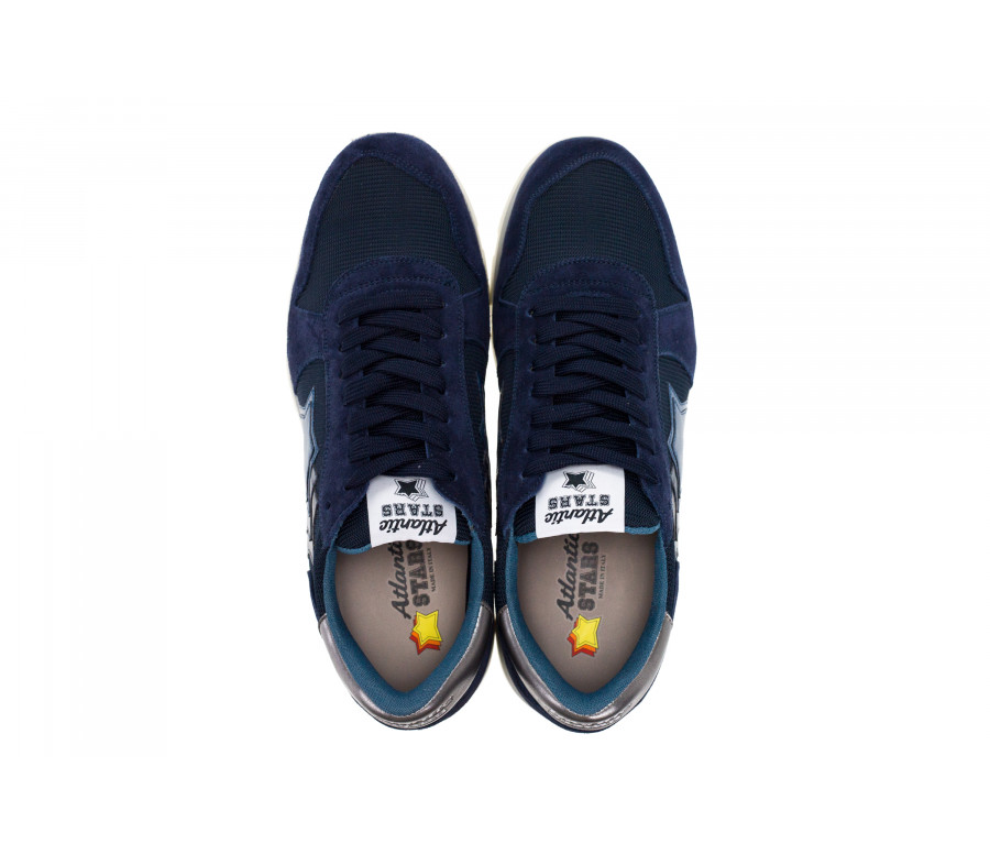 'Sirius' Suede & Technical Fabric Sneakers