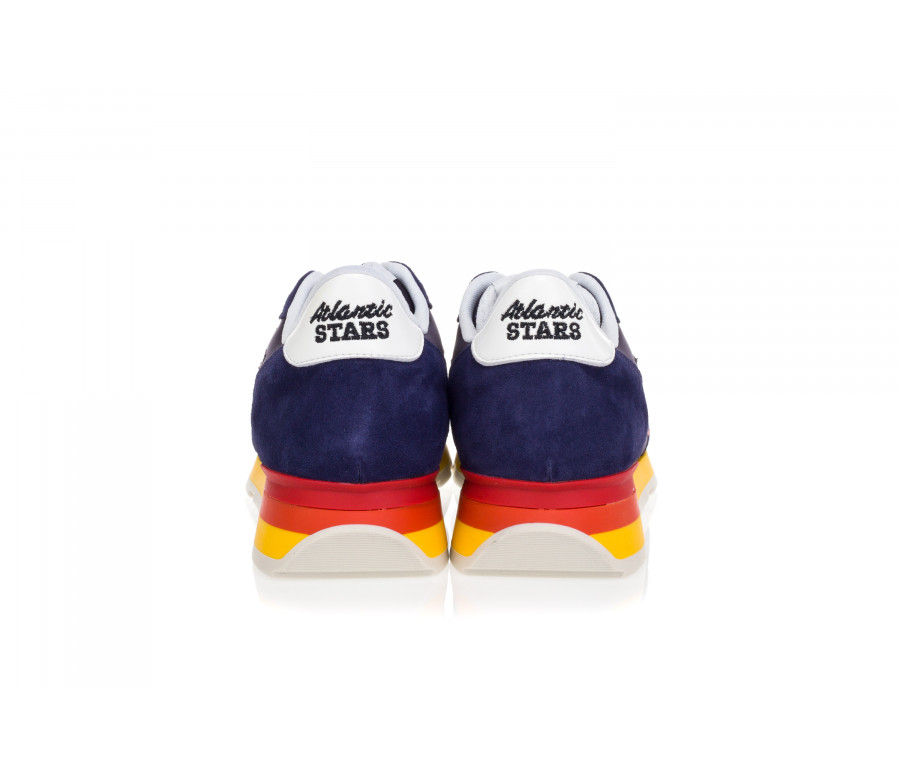 'Antares' Suede & Technical Fabric Sneakers