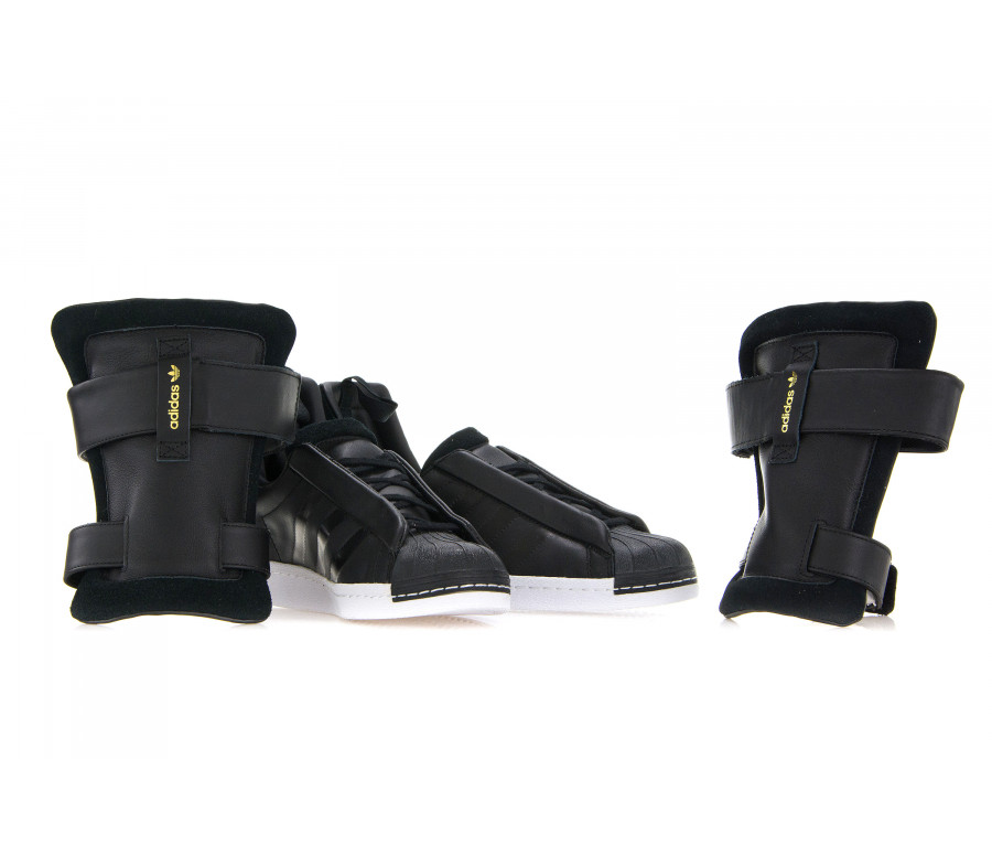 "superstar 80s shin guard" leather sneakers