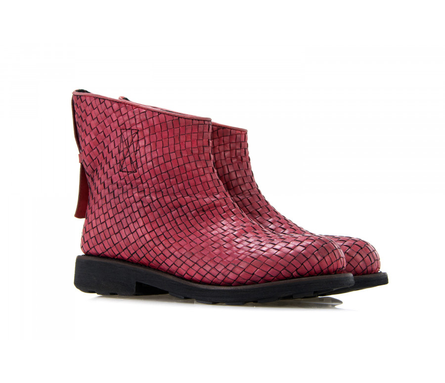 "vintage 862 low" woven leather ankle boots