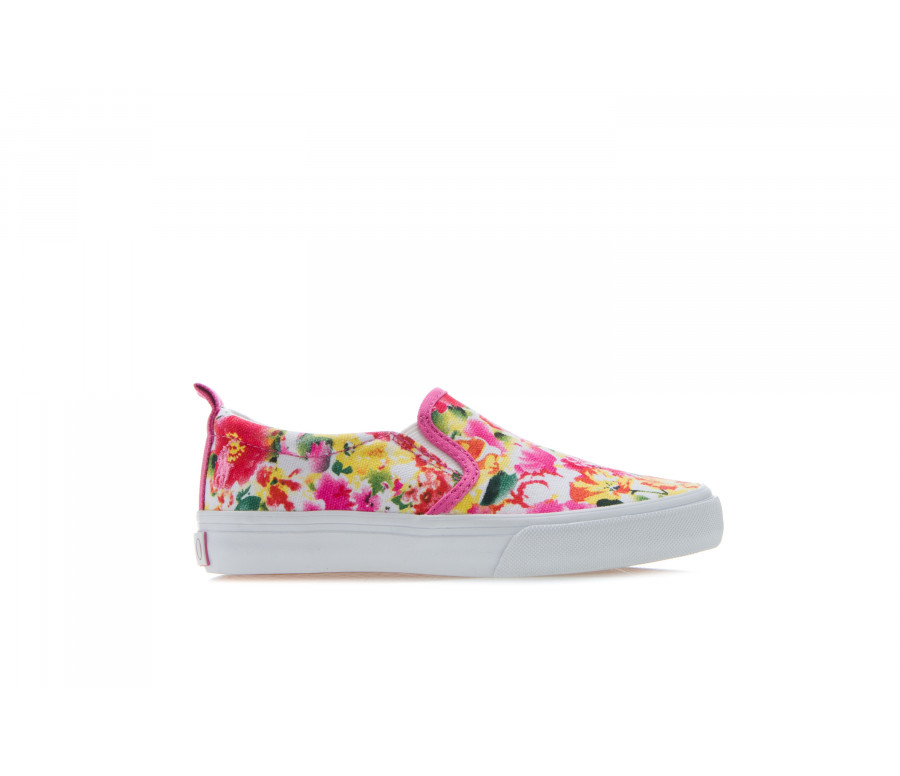 "CARLEE TWIN GORE" Floral Print Canvas Sneakers
