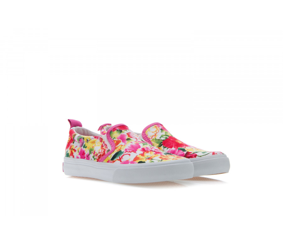 "CARLEE TWIN GORE" Floral Print Canvas Sneakers