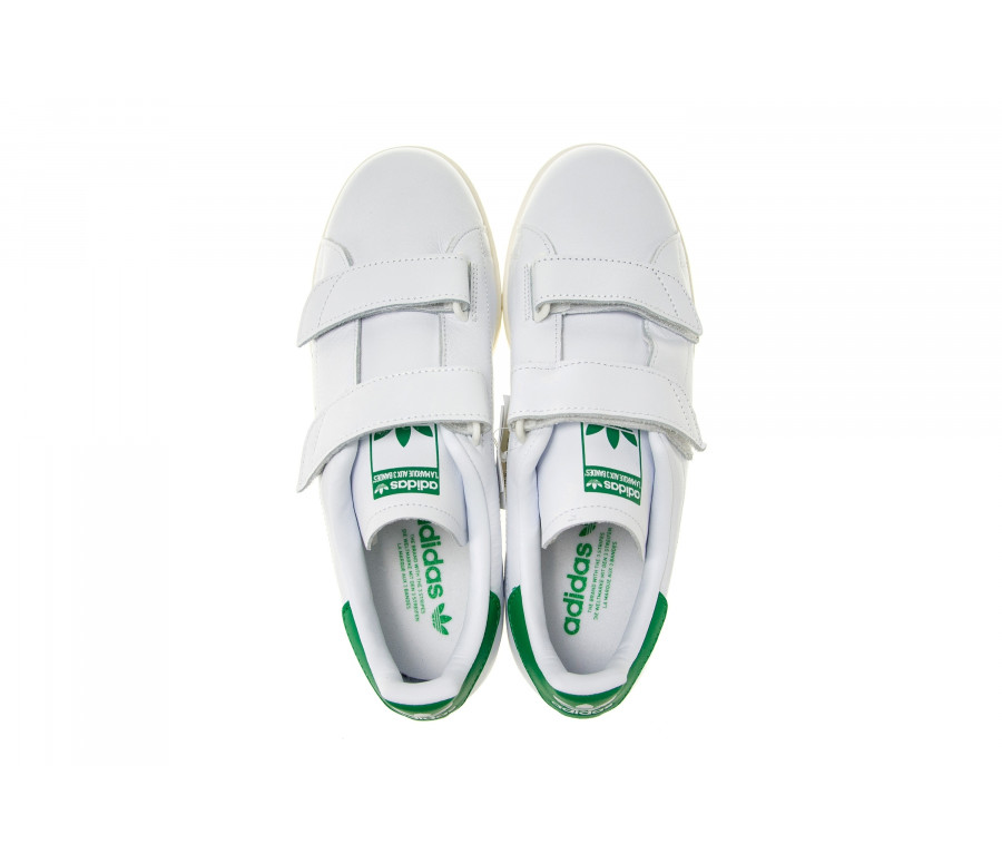 "FAST" Double Straps Leather Sneakers