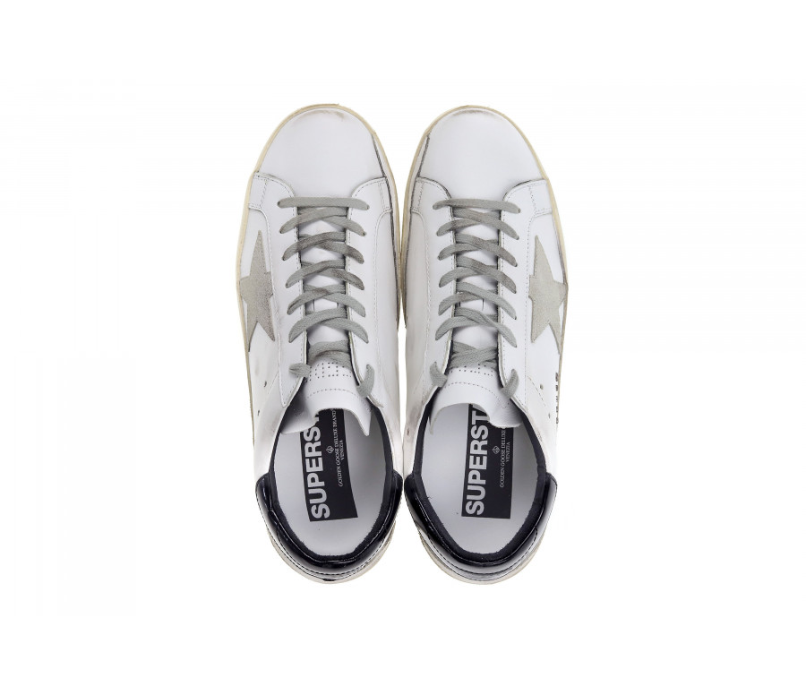 'Superstar' Leather & Suede Sneakers