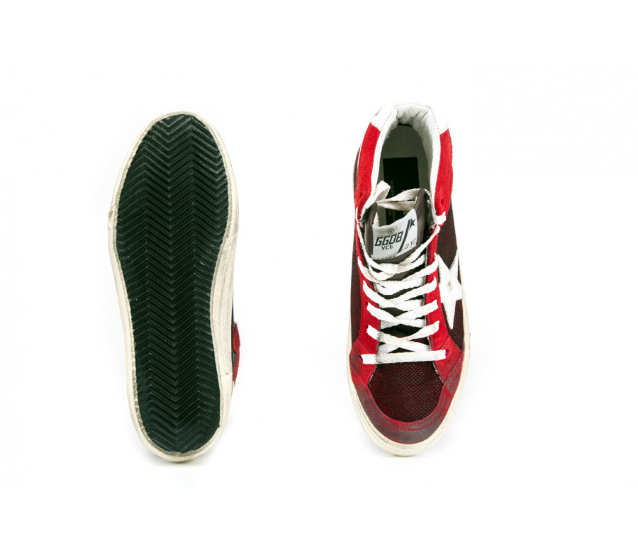 "2.12" suede & mesh fabric sneakers