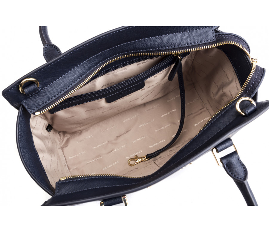 "selma" medium saffiano leather satchel bag