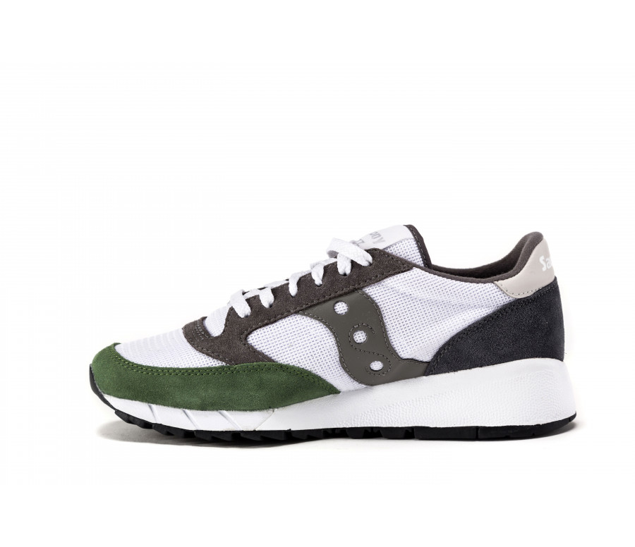 "jazz 91" mesh fabric & suede sneakers 