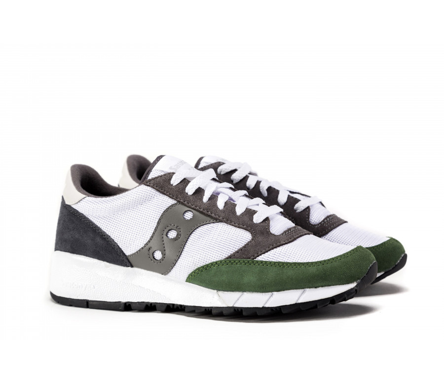 "jazz 91" mesh fabric & suede sneakers 