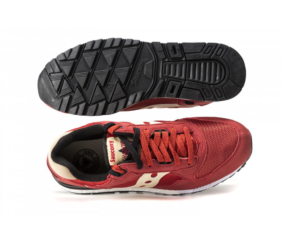 "shadow 5000" leather & fabric sneakers 