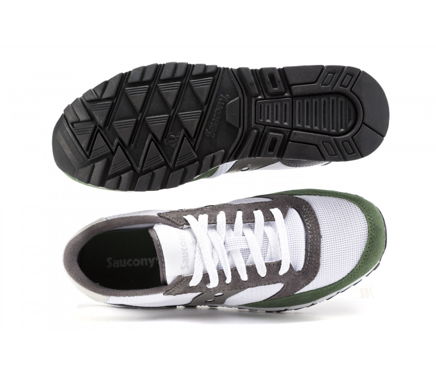 "jazz 91" mesh fabric & suede sneakers 