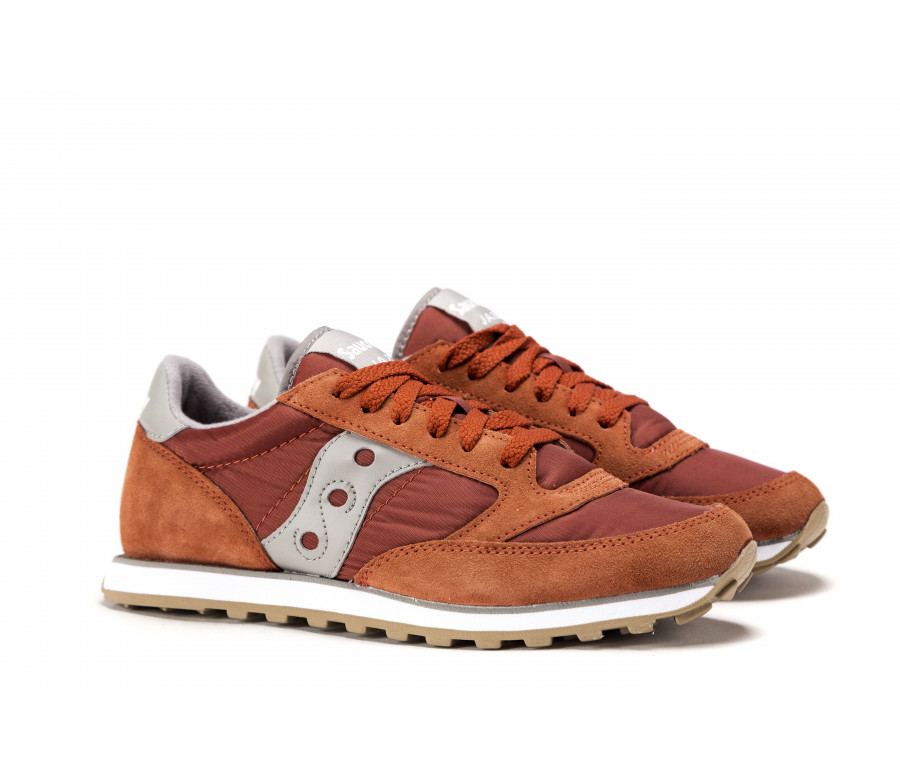 "jazz low pro" suede & fabric sneakers 