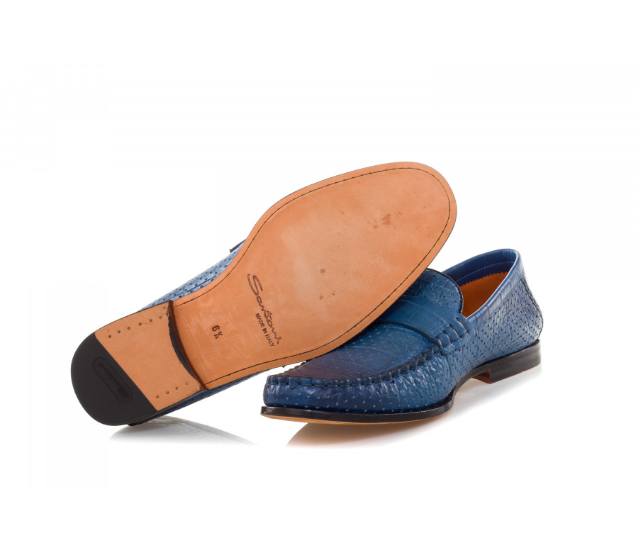 Handmade Perforated Leather Loafers