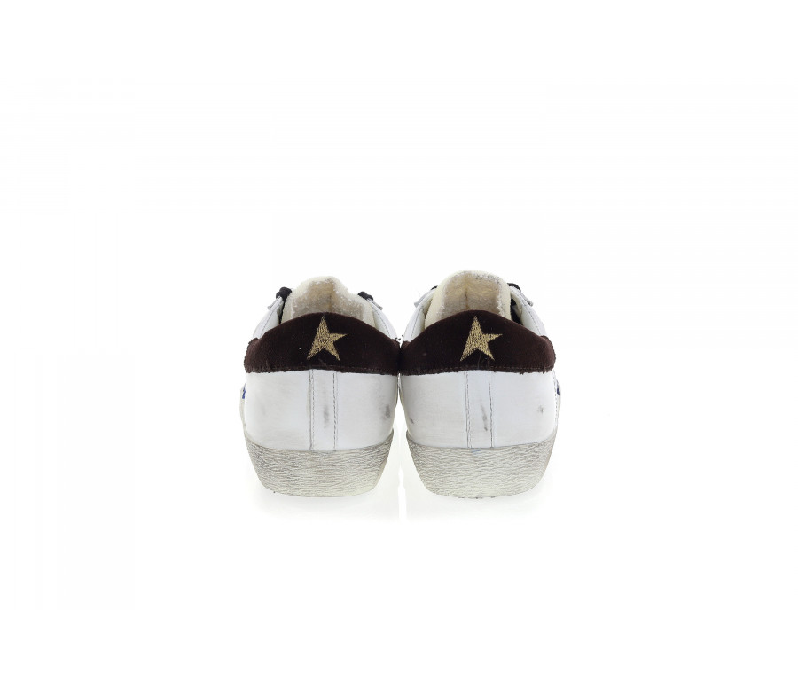'Superstar' Leather & Textile Sneakers