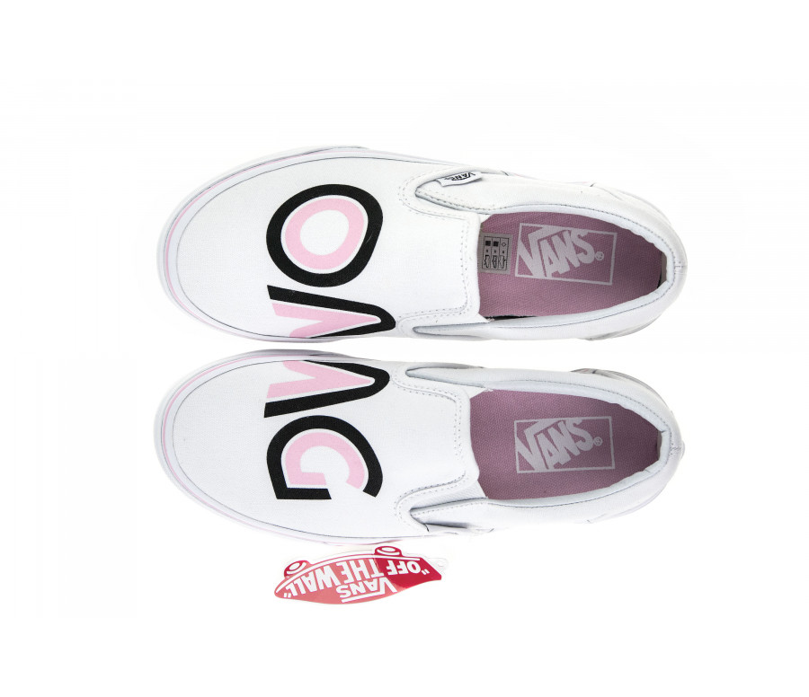 "classic slip-on" fabric sneakers