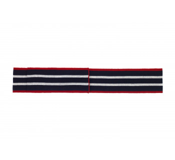 Striped Wool Blend Scarf