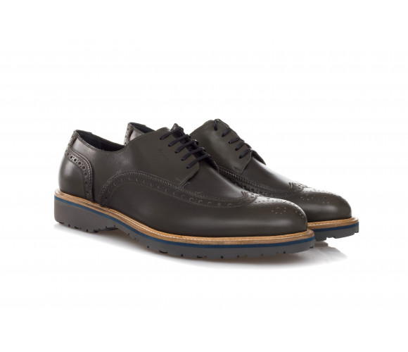 'Fuerte' Brogued Leather Derby Shoe