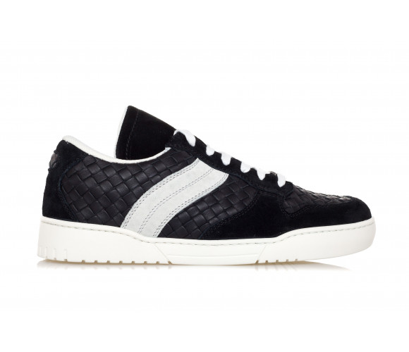 'Heeze' Intrecciato Leather Sneakers