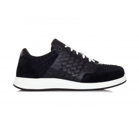 'Ayr' Intrecciato Leather Sneakers