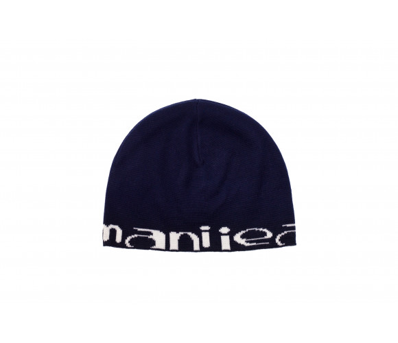 Logo Knit Wool Beanie Hat