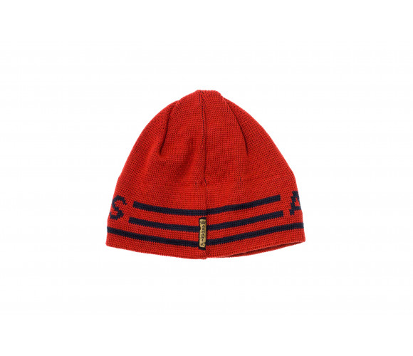 Logo Knit Wool Blend Beanie Hat