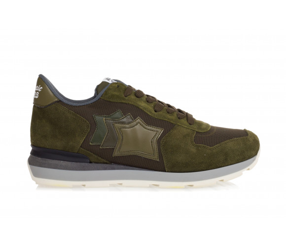 'Antares' Suede & Technical Fabric Sneakers
