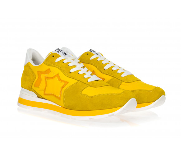 'Antares' Suede & Technical Fabric Sneakers