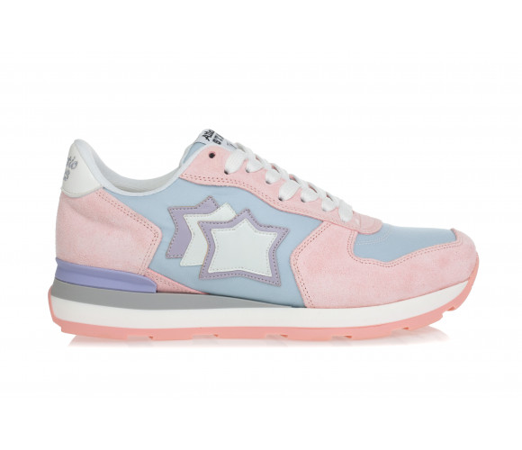 'Vega' Suede & Technical Fabric Sneakers
