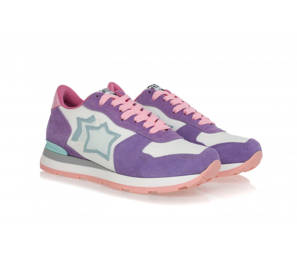 'Vega' Suede & Technical Fabric Sneakers