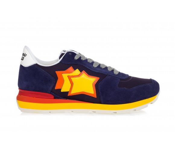 'Antares' Suede & Technical Fabric Sneakers