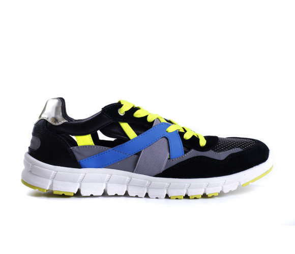 "new jamaica" perforated leather sneakers