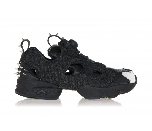 "instapump fury og hallowen" leather & textile sneakers